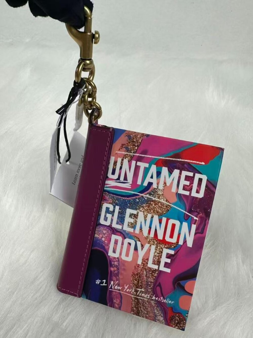 Coach Untamed By Glennon Doyle Book Bag Charm 352 Pages CFK44 NWT